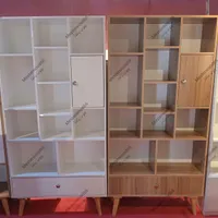 کتابخانه‌ ویترین پایه دار کد ۲۰۱ رنگ‌بندی|کتابخانه، شلف، قفسه‌های دیواری|تهران, صادقیه|دیوار