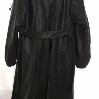 بارانی بلند چرم سیلیکونی شاینی|لباس|هشترود, |دیوار