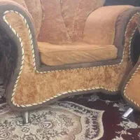 مبل راحتی پارچه مخمل|مبلمان خانگی و میز عسلی|کرمان, |دیوار