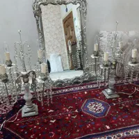 آینه شمعدان برنج