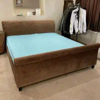 تخت دونفره برند ترکی The One+تخت کینک به همراه پاف|تخت و سرویس خواب|تهران, کامرانیه|دیوار