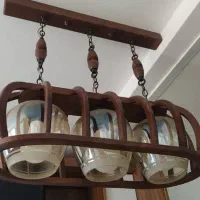 لوستر چوبی|لوستر و چراغ آویز|تهران, فردوس|دیوار
