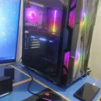 کیس گیمینگ حرفه ای+مانیتور+موس+اسپیکر|رایانه رومیزی|اهواز, گلستان|دیوار