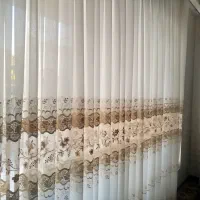 پرده کتان و عمودی