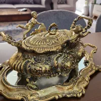 دکوری برنز با سینی|ظروف سرو و پذیرایی|نظرآباد, نظرآباد|دیوار