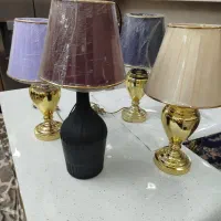 آباژور پایه فلز و شیشه