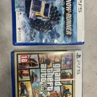 دو عدد بازی ps5 gta و کامیونی