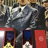 جفت مدال طلا و نقره آلمان نازی