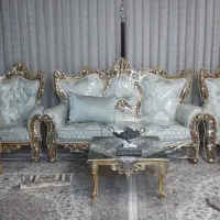 مبل استیل ۹ نفره منبت کاری دست