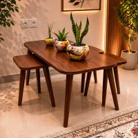 میز جلومبلی عسلی جلو مبلی پایه مخروطی