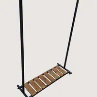 رگال لباس و کفش رگال فلزی ترکیب چوب