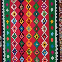 گلیم|گلیم، جاجیم، گبه|فیروزآباد (فارس), |دیوار