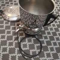 سماور برقی استیل جنس قدیم در حد نو