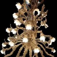 لوستر تمام برنج شیک|لوستر و چراغ آویز|مشهد, آزادشهر|دیوار