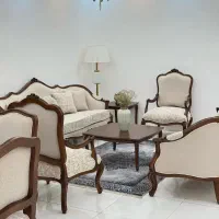 مبل سه گل فرانسوی با پارچه ترک ضدلک/خرید اقساطی/