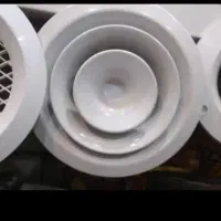 دریچه گرد کولر نما pvc آلومینیومی برای کانال سازی|مصالح و تجهیزات ساختمان|تهران, دستغیب|دیوار