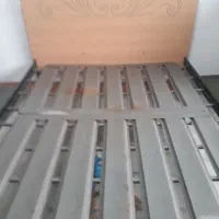 تخت دونفره  فلزی|تخت و سرویس خواب|آستانه اشرفیه, |دیوار