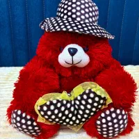 عروسک خرس قرمز ولنتاین|اسباببازی بچه|بابل, |دیوار