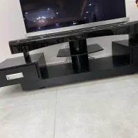 میز تلوزیون شیشه ای مشکی