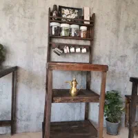 مینی بار بارخانگی میز دست ساز میز دستگاه قهوه ساز|صنایع دستی و سایر لوازم تزئینی|اصفهان, صدف|دیوار