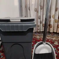 جارو خاک انداز ست با سطل زباله