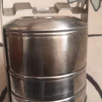 ظرف ۳ تکه استیل