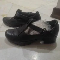 کفش چرم طبیعی با کفی طبی