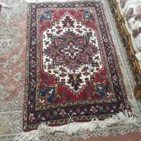 یک جفت فرش زرنیم هریس تاجری