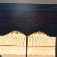 دو عدد پرده رومن ( اتاق خواب )|پرده، رانر، رومیزی|بندر انزلی, کوی واحدی|دیوار