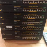 سویچ شبکه ۸پورت POE فول پورت گیگ با آپ گیگ سوئیچ