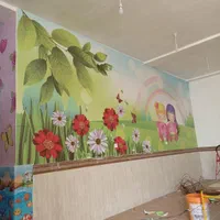 دکوراسیون داخلی ( کاغذ دیواری )|خدمات پیشه و مهارت|امیدیه, |دیوار