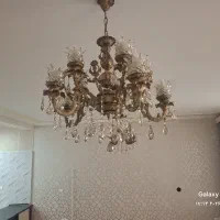 لوستر برنجی سه عدد در حد نو