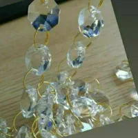 ریسه های زیبای کریستال و پولکی