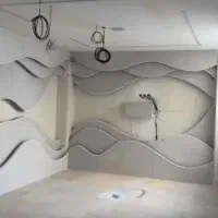 نصاب  انواع سقف کاذب . کناف . 60*60.پی وی سی|خدمات پیشه و مهارت|تبریز, |دیوار