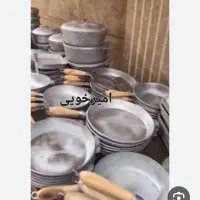 ظروف چدن روس قابلمه تابه خالص روسی صندلی تاشو