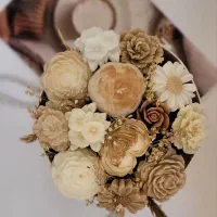 باکس گل شمع خاص|صنایع دستی و سایر لوازم تزئینی|اهواز, پادادشهر|دیوار