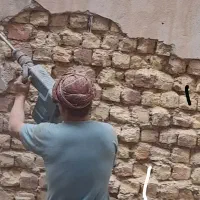 تخریب ساختمان با گروه با تجربه‌مقنی‌افغانستانی