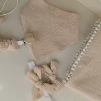 ست دستمال گردن ،هدبند،بند پستونک و روانداز موسلین|کفش و لباس بچه|مشهد, بلال|دیوار