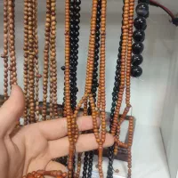 تسبیح مصری .عقیق .فیروزه . نقره  لاجورد.حدید