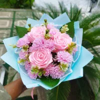 باکس ودسته گل جاوان|گل مصنوعی|خمام, |دیوار