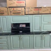 کابینت سرویس ۳متری نیو کلاسیک مغز پسته ای|مصالح و تجهیزات ساختمان|شهریار, شهرک مصطفی خمینی|دیوار