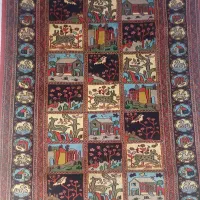 قالیچه دستباف خشتی اعلا نو