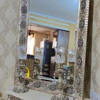 آینه شمعدان سلطنتی طرح اسلیمی سنتی ۱۱۲ سانتی