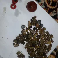 سنگ زمین گردی چشم ببری مهره یمن دومرجان|کلکسیون اشیاء عتیقه|زابل, |دیوار