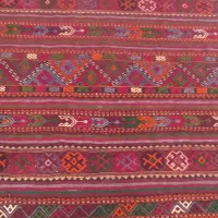 دو عددفرش گلیم دستبافت قدیمی شش متری|گلیم، جاجیم، گبه|مشهد, هفت تیر (نه دره)|دیوار