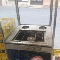 دستگاه چند کاره گریل و ۲ عدد گاز