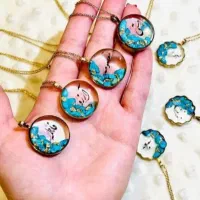 انواع گردنبند رزینی|بدلیجات|مشهد, شهید بهشتی|دیوار