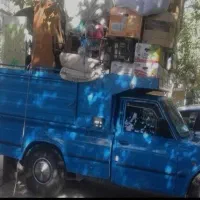 باربری اثاثیه منزل و مبلمان باکارگر نیسان ایسوزو