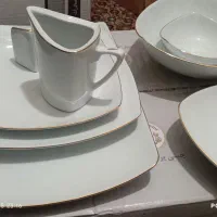 سرویس غذا خوری لبه طلایی پردیس|ظروف سرو و پذیرایی|سنقر, |دیوار