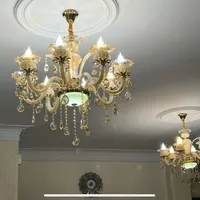 دو عدد لوستر ۸ و ۶ شاخه